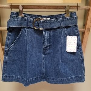 Free People Jean Skirt